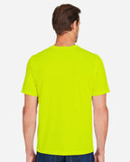 Harriton M118, 13886 Unisex Charge Snag And Soil Protect T-shirt, Safety Yellow