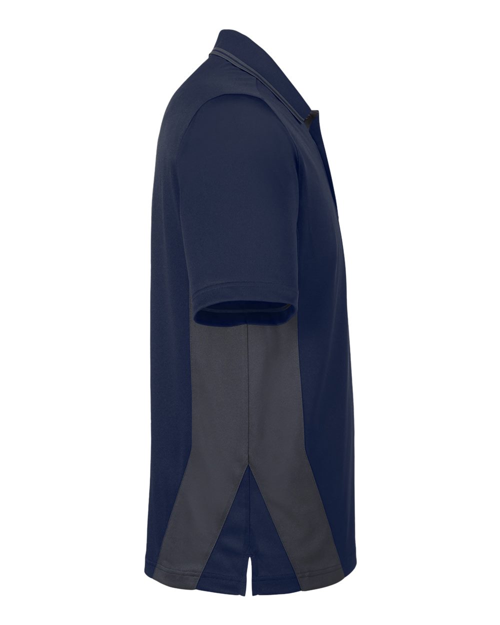 Harriton M386, 13887 Men's Flash Snag Protection Plus Il Colorblock Polo, Dark Navy/ Dark Charcoal