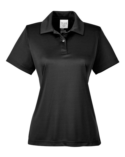 Team 365 TT51W, Women's Zone Performance Polo, Black