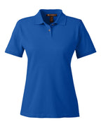 Harriton 13890, M200w Women's Cotton Polo, True Royal