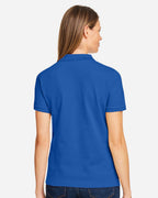 Harriton 13890, M200w Women's Cotton Polo, True Royal