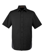 Harriton 13894, M586, Black/ Dark Charcoal