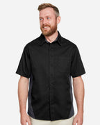 Harriton 13894, M586, Black/ Dark Charcoal