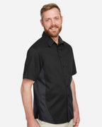 Harriton 13894, M586, Black/ Dark Charcoal