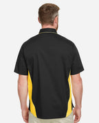 Harriton 13894, M586, Black/ Sunray Yellow