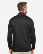 Harriton M348L, 13907 Men's Advantage Snag Protection Plus Il Long Sleeve Polo, Black