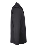 Harriton M348L, 13907 Men's Advantage Snag Protection Plus Il Long Sleeve Polo, Dark Charcoal