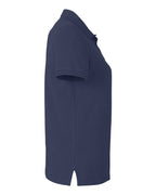 Harriton M205W, 13916 Women's Valiant Cotton Snag Protect Polo, Dark Navy