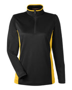 Harriton 13917, M786w, Black/ Sunray Yellow