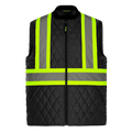 CX2 Hi-Vis L01225, - Mack - Hi-vis Quilted Vest, Black