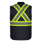 CX2 Hi-Vis L01225, - Mack - Hi-vis Quilted Vest, Navy