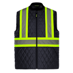 CX2 Hi-Vis L01225, - Mack - Hi-vis Quilted Vest, Navy