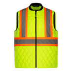 CX2 Hi-Vis L01225, - Mack - Hi-vis Quilted Vest, Hi-Vis Yellow