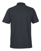 Harriton M205P, 13921 Men's Valiant Cotton Snag Protect Pocket Polo, Dark Charcoal