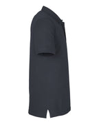 Harriton M205P, 13921 Men's Valiant Cotton Snag Protect Pocket Polo, Dark Charcoal