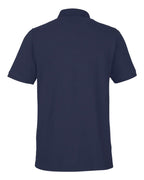 Harriton M205P, 13921 Men's Valiant Cotton Snag Protect Pocket Polo, Dark Navy