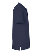 Harriton M205P, 13921 Men's Valiant Cotton Snag Protect Pocket Polo, Dark Navy