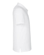 Harriton M205P, 13921 Men's Valiant Cotton Snag Protect Pocket Polo, White