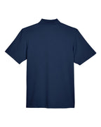 Harriton M345, 13926 Men's Advantage Snag Protection Plus Il Snap Placket Polo, Dark Navy