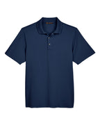 Harriton M345, 13926 Men's Advantage Snag Protection Plus Il Snap Placket Polo, Dark Navy