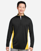 Harriton 13930, M786, Black/ Sunray Yellow