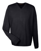 Harriton M420, 13935 Men's Pilbloc V-neck Sweater, Black