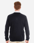 Harriton M420, 13935 Men's Pilbloc V-neck Sweater, Black