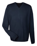 Harriton M420, 13935 Men's Pilbloc V-neck Sweater, Dark Navy