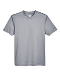 Team 365 TT11HY, Youth Sonic Heather Performance T-shirt, Athletic Heather