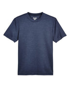 Team 365 TT11HY, Youth Sonic Heather Performance T-shirt, Sport Dark Navy Heather