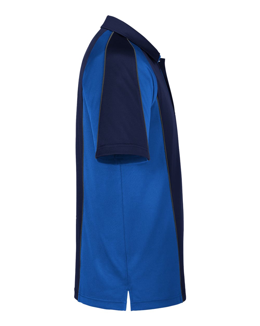 Harriton M385, 13951 Men's Advantage Snag Protection Plus Il Colorblock Polo, Dark Navy/ True Royal/ Dark Charcoal