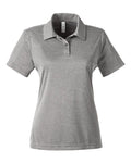 Team 365 TT51HW, Women's Zone Sonic Heather Performance Polo, Athletic Heather