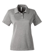 Team 365 TT51HW, Women's Zone Sonic Heather Performance Polo, Athletic Heather