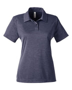 Team 365 TT51HW, Women's Zone Sonic Heather Performance Polo, Sport Dark Navy Heather