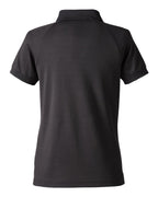 Harriton M208W, 13954 Women's Charge Snag And Soil Protect Polo, Black