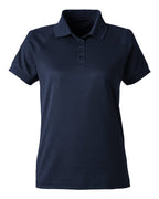 Harriton M208W, 13954 Women's Charge Snag And Soil Protect Polo, Dark Navy