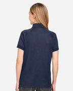 Harriton M208W, 13954 Women's Charge Snag And Soil Protect Polo, Dark Navy