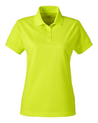 Harriton M208W, 13954 Women's Charge Snag And Soil Protect Polo, Safety Yellow