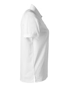 Harriton M208W, 13954 Women's Charge Snag And Soil Protect Polo, White