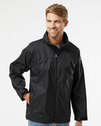 Columbia 212476, Men's Glennaker Lake Ii Rain Jacket, Black/ City Grey