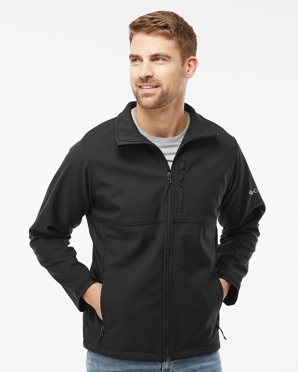 Columbia 212483, Men's Ascender Soft Shell Jacket, Black