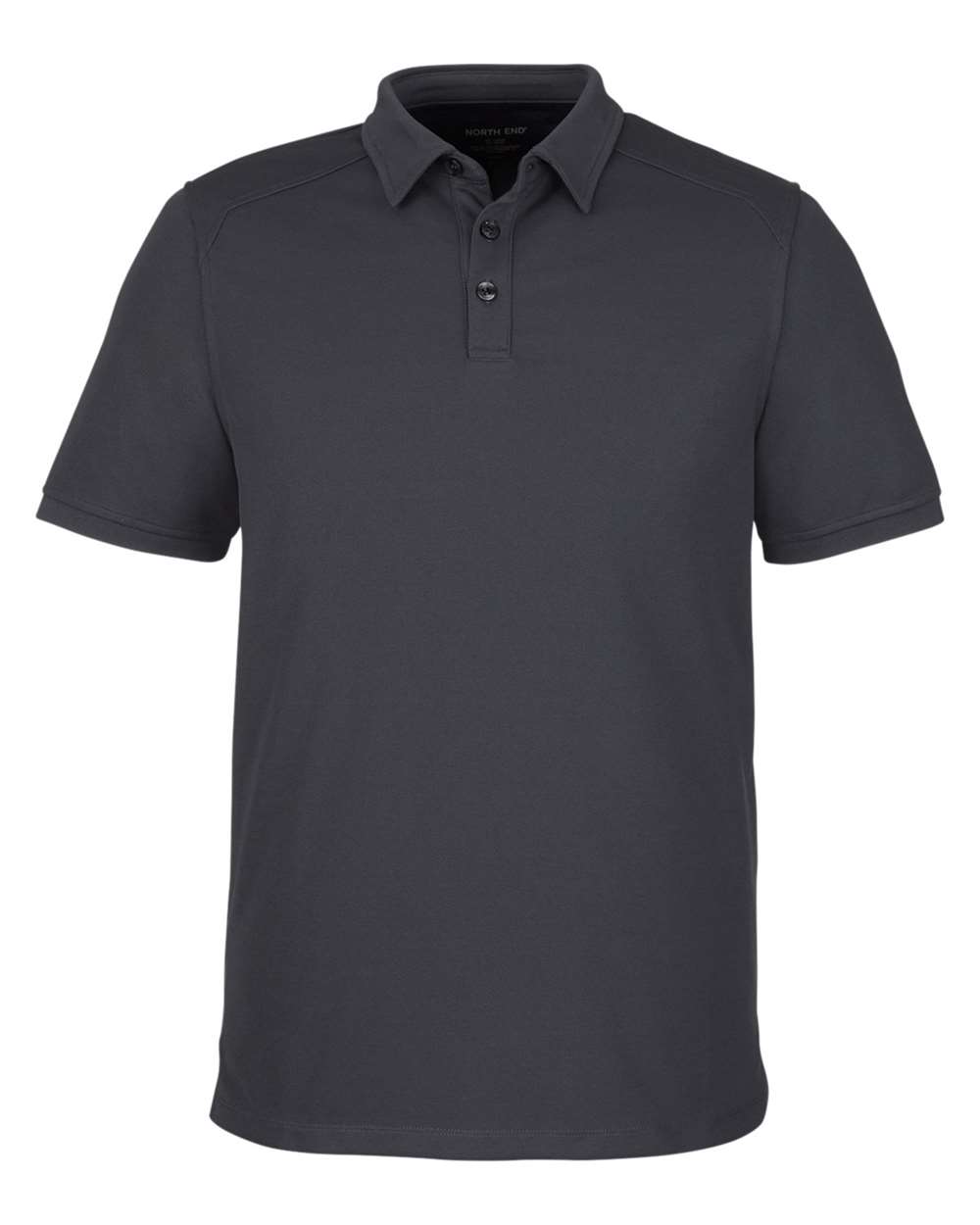 North End 14007, Ne112 Men's Express Tech Performance Polo, Carbon