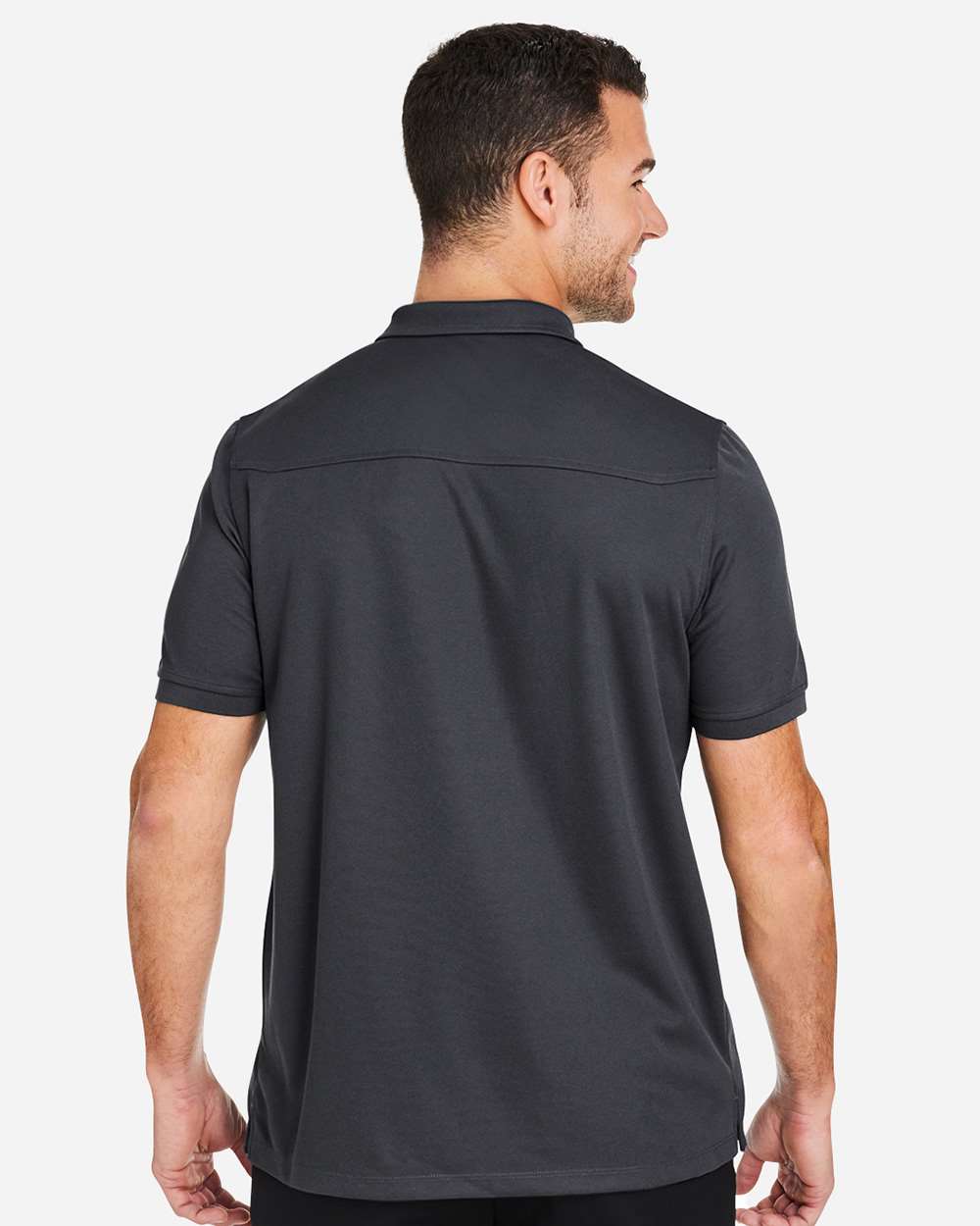 North End 14007, Ne112 Men's Express Tech Performance Polo, Carbon