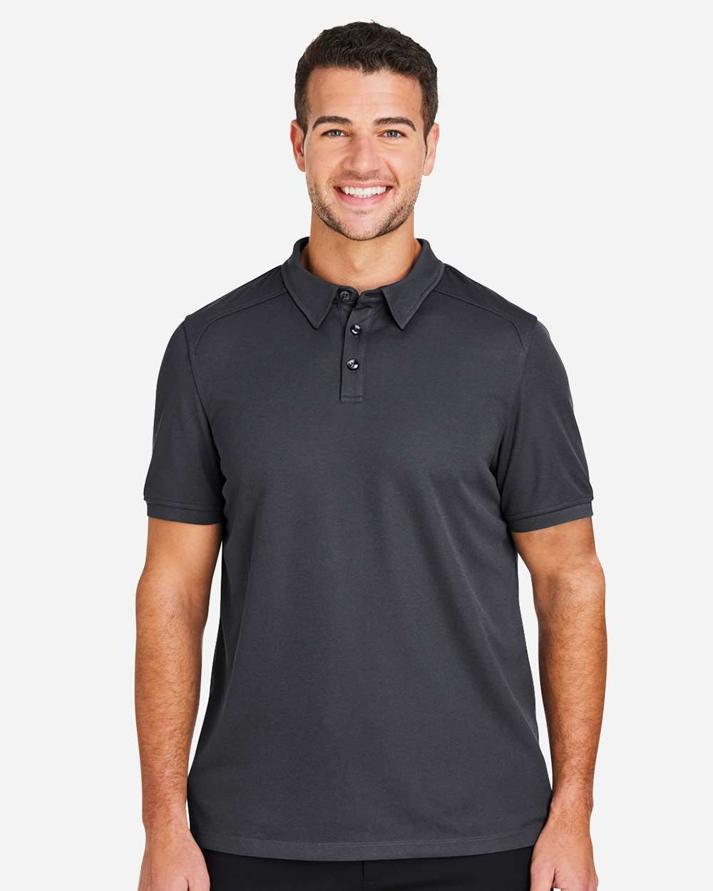 North End 14007, Ne112 Men's Express Tech Performance Polo, Carbon