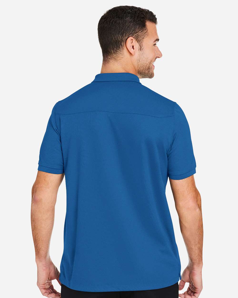 North End 14007, Ne112 Men's Express Tech Performance Polo, Light Nautical Blue