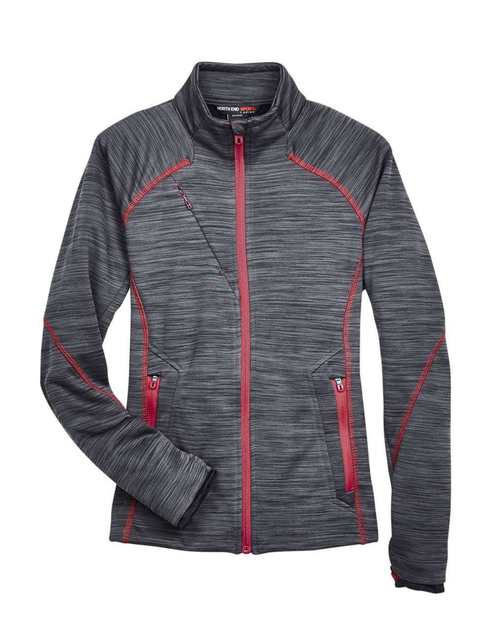 North End 78697, Outerwear, Carbon/ Olympic Red