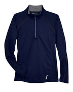 North End 14066, 78187 Women's Radar Performance Quarter-zip Pullover, Classic Navy