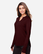 North End NE400W, Knits & Layering, Burgundy