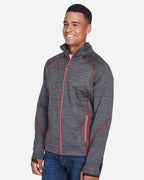 North End 88697, Outerwear, Carbon/ Olympic Red