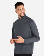 North End 14093, Ne410 Men's Revive Coolcore Quarter-zip Pullover, Carbon